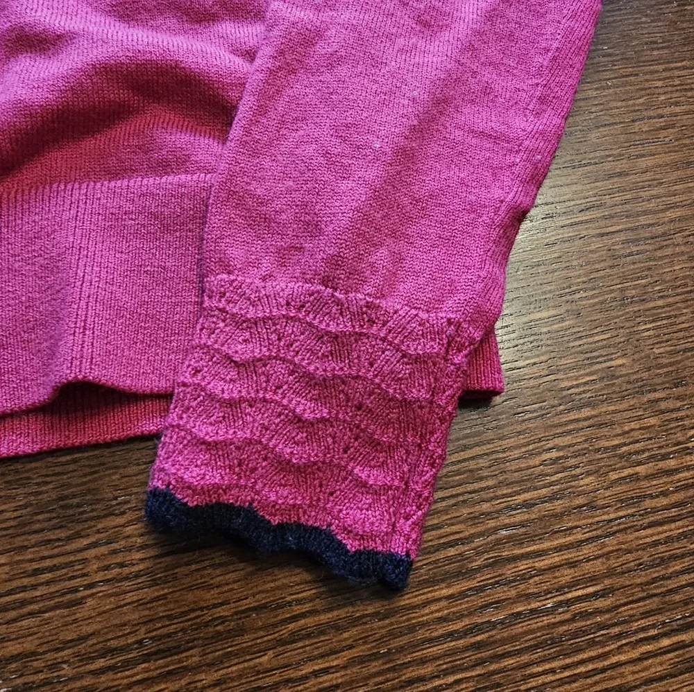 Boden 100% Wool Scalloped Cardigan Small - Picture 6 of 9